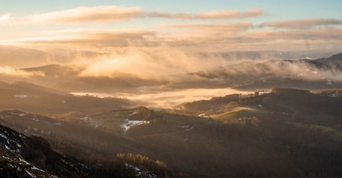 Viento del amanecer: foto en Errezil