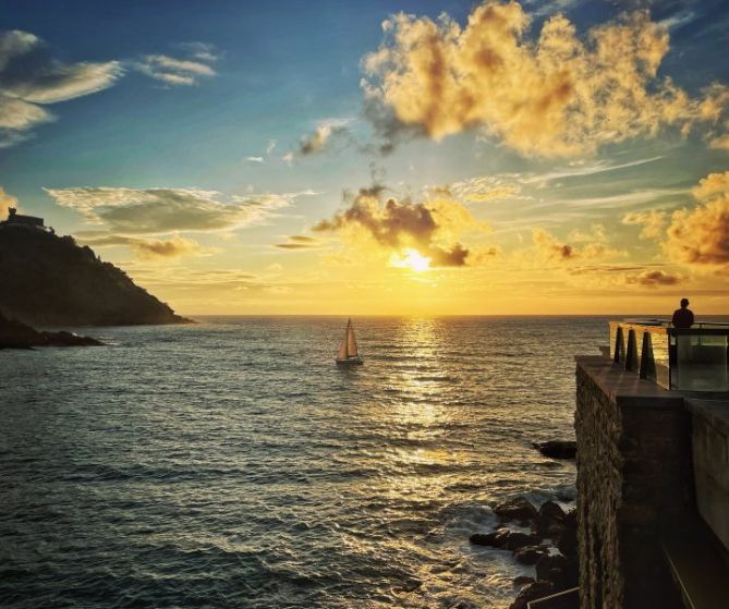 la vuelta : foto en Donostia-San Sebastián