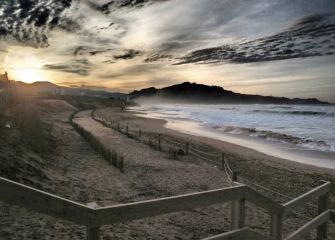 Zarautz entre nubes 