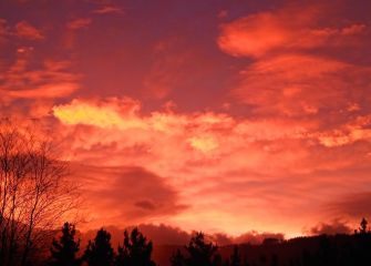 Amanecer rojo