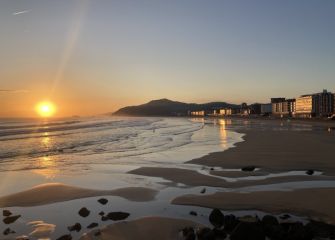 Amanecer en Zarautz 