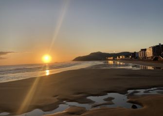 Amanecer en Zarautz 