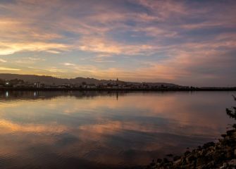 Atardecer en Txingudi