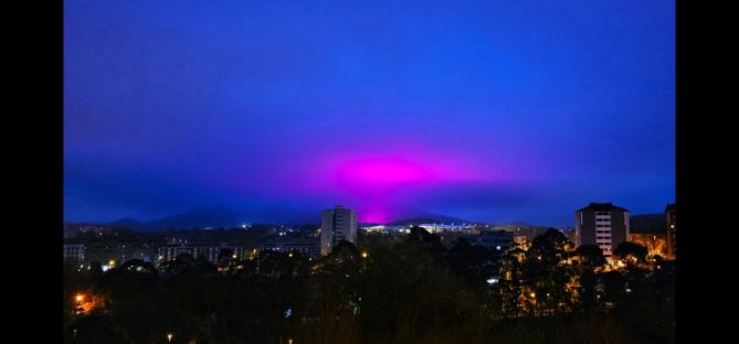 Aurora Boreal autóctona : foto en Urnieta
