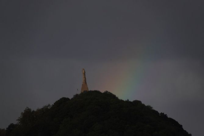 Colores sobre Urgull: foto en Donostia-San Sebastián