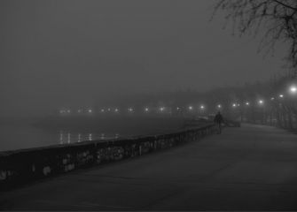 Hondarribia y la niebla