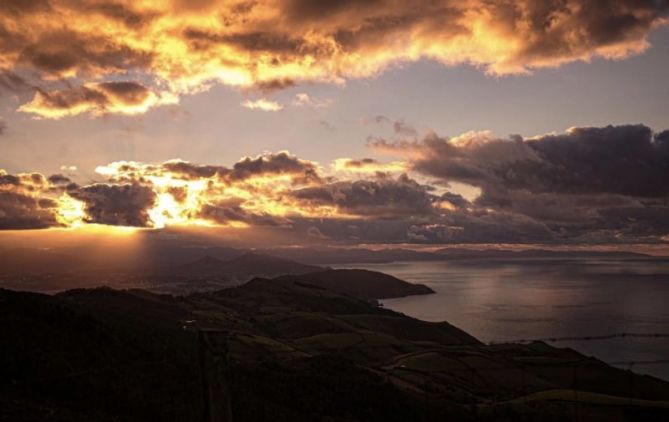 Jaizkibel y su atardecer: foto en Hondarribia