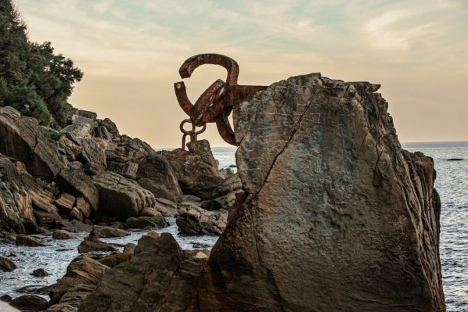 Las rocas de Chillida: foto en Donostia-San Sebastián
