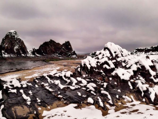 nevada: foto en Mutriku