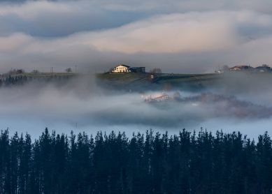 Nieblas y nubes bajas
