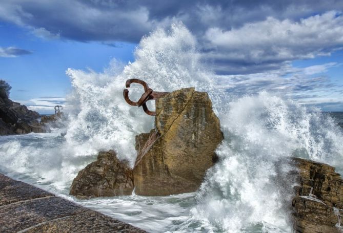 Peine del Viento: foto en Donostia-San Sebastián