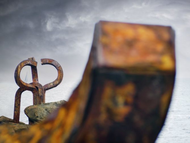 El peine del viento I: foto en Donostia-San Sebastián