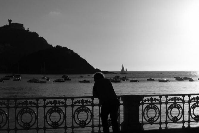 Pensativo: foto en Donostia-San Sebastián