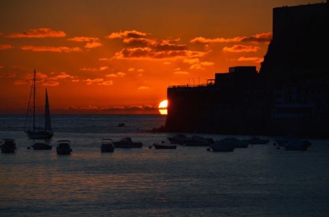 Sol de fuego: foto en Donostia-San Sebastián