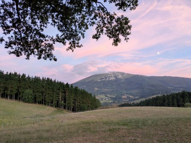 Vistas desde Apotzaga: foto en Eskoriatza