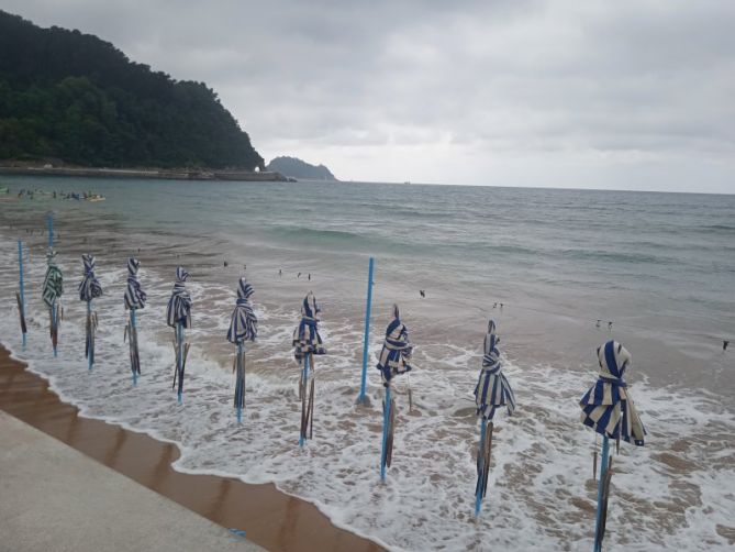 La playa de Zarautz