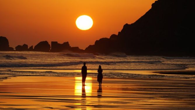 Zarautz egunsentian